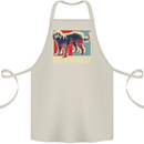 Goldendoodle Dog Art Cotton Apron 100% Organic Natural