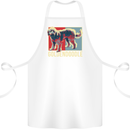 Goldendoodle Dog Art Cotton Apron 100% Organic White