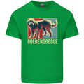 Goldendoodle Dog Art Kids T-Shirt Childrens Irish Green