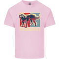 Goldendoodle Dog Art Kids T-Shirt Childrens Light Pink