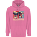 Goldendoodle Dog Art Mens 80% Cotton Hoodie Azelea