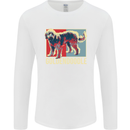 Goldendoodle Dog Art Mens Long Sleeve T-Shirt White