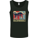 Goldendoodle Dog Art Mens Vest Tank Top Black