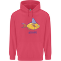 Goldfish Atitude Great White Shark Wannabe Childrens Kids Hoodie Heliconia