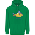 Goldfish Atitude Great White Shark Wannabe Childrens Kids Hoodie Irish Green