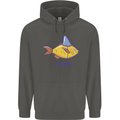 Goldfish Atitude Great White Shark Wannabe Childrens Kids Hoodie Storm Grey