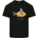 Goldfish Atitude Great White Shark Wannabe Kids T-Shirt Childrens Black