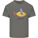 Goldfish Atitude Great White Shark Wannabe Kids T-Shirt Childrens Charcoal