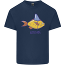 Goldfish Atitude Great White Shark Wannabe Kids T-Shirt Childrens Navy Blue