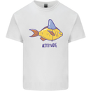 Goldfish Atitude Great White Shark Wannabe Kids T-Shirt Childrens White