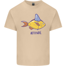 Goldfish Atitude Great White Shark Wannabe Mens Cotton T-Shirt Tee Top Sand