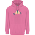 Golf Heartbeat Pulse Childrens Kids Hoodie Azalea