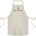 Golf Heartbeat Pulse Cotton Apron 100% Organic Natural