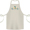 Golf Heartbeat Pulse Cotton Apron 100% Organic Natural