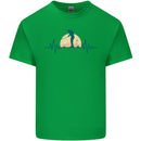 Golf Heartbeat Pulse Kids T-Shirt Childrens Irish Green