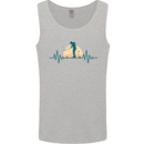 Golf Heartbeat Pulse Mens Vest Tank Top Sports Grey