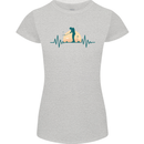 Golf Heartbeat Pulse Womens Petite Cut T-Shirt Sports Grey