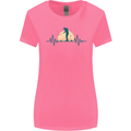 Golf Heartbeat Pulse Womens Wider Cut T-Shirt Azalea
