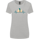 Golf Heartbeat Pulse Womens Wider Cut T-Shirt Sports Grey