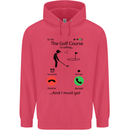 Golf Is Calling Golfer Golfing Funny Childrens Kids Hoodie Heliconia