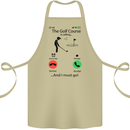 Golf Is Calling Golfer Golfing Funny Cotton Apron 100% Organic Khaki