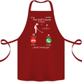 Golf Is Calling Golfer Golfing Funny Cotton Apron 100% Organic Maroon