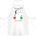 Golf Is Calling Golfer Golfing Funny Cotton Apron 100% Organic White
