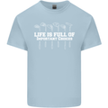 Golf Life's Full of Important Choices Funny Kids T-Shirt Childrens Light Blue
