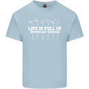 Golf Life's Full of Important Choices Funny Kids T-Shirt Childrens Light Blue
