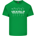 Golf Life's Full of Important Choices Funny Mens Cotton T-Shirt Tee Top Irish Green