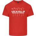 Golf Life's Full of Important Choices Funny Mens Cotton T-Shirt Tee Top Red