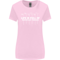 Golf Life's Full of Important Choices Funny Womens Wider Cut T-Shirt Light Pink