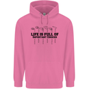 Golf Life's Important Choices Funny Golfing Childrens Kids Hoodie Azalea