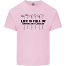Golf Life's Important Choices Funny Golfing Kids T-Shirt Childrens Light Pink