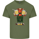 Golf Life's Important Choices Funny Golfing Mens Cotton T-Shirt Tee Top Military Green