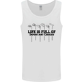 Golf Life's Important Choices Funny Golfing Mens Vest Tank Top White