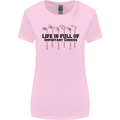 Golf Life's Important Choices Funny Golfing Womens Wider Cut T-Shirt Light Pink