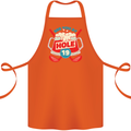 Golf See You at Hole Funny 19th Hole Beer Cotton Apron 100% Organic Orange