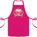 Golf See You at Hole Funny 19th Hole Beer Cotton Apron 100% Organic Pink
