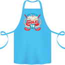 Golf See You at Hole Funny 19th Hole Beer Cotton Apron 100% Organic Turquoise