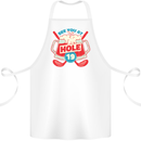 Golf See You at Hole Funny 19th Hole Beer Cotton Apron 100% Organic White