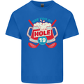 Golf See You at Hole Funny 19th Hole Beer Kids T-Shirt Childrens Royal Blue