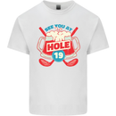 Golf See You at Hole Funny 19th Hole Beer Kids T-Shirt Childrens White