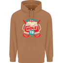 Golf See You at Hole Funny 19th Hole Beer Mens 80% Cotton Hoodie Caramel Latte