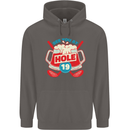 Golf See You at Hole Funny 19th Hole Beer Mens 80% Cotton Hoodie Charcoal