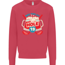 Golf See You at Hole Funny 19th Hole Beer Mens Sweatshirt Jumper Heliconia