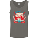 Golf See You at Hole Funny 19th Hole Beer Mens Vest Tank Top Charcoal