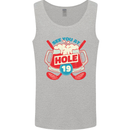 Golf See You at Hole Funny 19th Hole Beer Mens Vest Tank Top Sports Grey