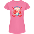 Golf See You at Hole Funny 19th Hole Beer Womens Petite Cut T-Shirt Azalea