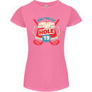 Golf See You at Hole Funny 19th Hole Beer Womens Petite Cut T-Shirt Azalea